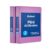 Oxford Mini View Binders, 1″ Round Rings, Small Binders for School or Office, Holds A5 Size Paper, 2 Clear Pockets, PVC-Free, Non-Stick, 5.5 x 8.5 inches, Holds 225 Sheets, Purple, 2 Pack (1017047)