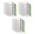Oxford Plastic Binder Dividers, Full Pocket Top & Side Loading Sheet Protector Dividers, Built in Extra Large Tabs, Asst Colors, 5-Tab, 3 Sets (89651)