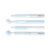 Oxxggkao 4PCS Stress Relief Gel Pen Pocket Size Retractable Gel Inks Pen 0.5MM Tip Black Inks for Journaling Note Taking Writing Rotating