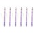 Oxxggkao 6Pcs Drift Sand Inkless Pencil, Purple ROUND HEAD, Purple K