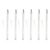 Oxxggkao 6Pcs Drift Sand Inkless Pencil, White ROUND HEAD, White D