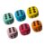 Oxxggkao 6Pcs Foam Dices Colorful Learning Educational Toy Teaching Tool for Stress Relief 6 Sided Large Soft Dots Dices Foam Dots Educational Toy