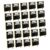 Oxxggkao Chair Back Organizer Set of 24, Fabric Pocket with Label Window, Classroom Book Supply Holder Room Learning Space Fabric Organizer Slide on