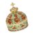 Oxxggkao Crown Trinket Organizer Box, Lidded Metal Jewelry Storage with Color Finish for Dresser, Shelf and Vanity Accent Metal Jewelry with Color Detail for Vanity