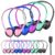 OYSLKJ 5 Pack USB C Students Headphones, Kids Wired On Ear, 5 Colors(B)