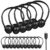 OYSLKJ USB C Classroom Headphones Bulk, Wired 50 Pack On Ear, Black