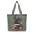 Ozuxouey Women’s Black Dragon Quilted Tote Bag, Nurse Teacher Shoulder Bags