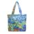 Ozuxouey Women’s Quilted Tote Bag, Irises Floral Shoulder Bag for Teachers
