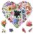 Pack 50 Pcs Cute Vintage Flower Stickers for Water Bottles Funny Laptop Luggage Computer Scrapbooking Phone Kids Teens Girls Adults Aesthetic Waterproof Sticker Small Vinyl Decals