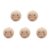 Pack of 100 Fun Expressions Wood Beads Wood Balls for Party Decoration, Unique Gift