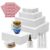 Pack of 570 Pcs Dish Packing Supplies for Moving, Moving Foam Sheets for Packing Dishes for Plates and Fragile Shipping Storage, 4 Sizes (16×12″,12×12″,12×7.8″,7.8×7.8″) with 290 Fragile Stickers