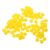 PACKOVE 1800pcs Yellow Plush Pom Poms for Crafts Decorative DIY Craft Inspiring Group Activities for School Activities and Classroom Projects
