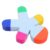 PACKOVE 3pcs Cute Human Shaped Highlighter Marker Pen 5-in-1 Multi-color Fluorescent Plastic Highlighter for Study and Journal Planner, Lightweight Playful