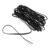 PACKOVE Black Pu Braided Cord for Bracelet and Necklace Jewelry Making, Sturdy Faux Leather String with Adjustable Length, Easy to Work, for DIY Crafts and Beading Projects, 5m