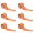 Pacon Bordette, 2.25″ x 50′, Orange, 6 Rolls