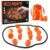 PADFUSE 20-Piece Magnetic Chess Game with Textured Stones & Rope | Strategic Standing Play for Kids & Adults | Family, Party, Travel & Camping Puzzle Strategy Games