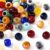 PAGOW 50pcs Acrylic Large Hole Pop Beads, 12×9.6mm Mix Color Hair Beads with 6mm Hole, Ellipse Craft Beads Hair Jewelry Accessories for Women Bracelets Necklaces DIY