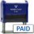 Paid (Blue) + Balance Due (Red) Combo Self-Inking Rubber Stamp | Business & Office Rubber Stamps (Blue Ink) – Q-300