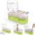 Paint Brush Washer Tool with Built-in Water Circulation, Quick Rinse Cup for Painting, Ideal for Beginner Student Professional Artist, Travel Friendly (Green)