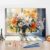Paint by Numbers for Adults Beginners Bouquet Flowers in Glass Vase Paint by Number Kits,Autumn Vase Flowers DIY Paint by Numbers Kits on Canvas Still-life Painting Artwork for Adults,16x20inch