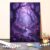 Paint by Numbers Kit for Adults – Purple Forest Stream Scene DIY Beginner Painting Kit with Wooden Frame, 16”x20”, Handcrafted Wall Art Home Decor