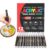Paint Markers 12 Colours Acrylic Brush Tip Pens Waterproof Ink For Art