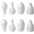 Paint Your Own Vases 2 Sets 3.7 in / 9.3 cm Ceramic Painting Kit, 4 Style Unpainted White Ceramic Vases with Paints and Brushes, DIY Art Craft Supplies for Home Decor and Party Favors