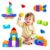 Pairez Toys Magnetic Blocks, Large Building Blocks for Toddlers 1-3