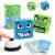 Pairez Toys Magnetic Face Matching Board Game for Kids, Blue & Green