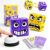 Pairez Toys Magnetic Face Matching Board Game for Kids, Purple & Yellow