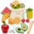 PairPear Wooden Toys Play Food, Pretend Play Kitchen Accessories Toy Set