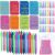 Pajean 128 Pcs Inspirational Gifts Bulk Motivational Notebooks Journal Ballpoint Pens Positive Keychains Organza Bags for Students Teachers Employee School Office Prizes Favors Supplies