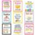 Pajean 9 Pcs Reading Posters for Library Classroom Reading Comprehension Posters Book Bulletin Boards Library Corner Chalkboard Wall Decor for Elementary Middle High School Decorations (Composition)