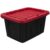 PAKEKE 12 Gallon Small Plastic Storage Bin with Snap Lid