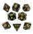 Paladin Roleplaying Black and Brown Dice – RPG DND Set – ‘Werewolf’