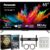 Panasonic 65″ W85C 4K 60Hz QD-Mini LED Google TV (2026) TN-65W85CPS Bundle