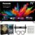 Panasonic 75″ W85C 4K 60Hz QD-Mini LED Google TV (2026) TN-75W85CPS Bundle