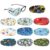 Panelee 10 Pcs Kids Eye Patches 10 Styles Adhesive Eye Patches for Boys Girls Latex Free Lazy Eyepad Bulk 4 x 2 Inch Light Blocking Cotton Adhesive Bandages for Toddler Children(Cute)