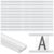 Pangda 10 Pcs 60 Inch Letter Tracks for Plastic Sign Plastic Marquee Letter Board Track for 5,7 and 9 Inch Panels(Clear,1 x 60 Inches)