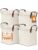 Panovox Hand Woven Baskets for Storage, 4Pcs Water-Resistant Wicker Baskets, White Wicker Storage Baskets for Shelves, Large Basket with Handle for Organizing, Closet, Laundry, Blanket – Round
