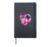 Pansiy Flowers Gardening Pansy Lover Hardcover Journal, Black