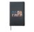 Papa American Flag Fathers Day Dad Grandpa 4th of July Mens Hardcover Journal, Black
