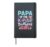 Papa of The K-Pop Birthday Girl Family Hardcover Journal, Black