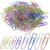 Paper Clips, 200pcs Jumbo and Medium Colored Clip