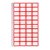 Paper Label Stickers for Identification, 40-2 Red, 10 Sheets/Pack