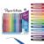 Paper Mate Flair Felt Tip Pens, Medium Point (0.7mm), 12 Count – For Arts & Crafts, Note-Taking, Journaling, School Supplies for Teachers & Students