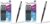 Paper Mate Flair Felt Tip Pens, Medium Point (0.7mm), Black, (Pack of 8)