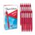 Paper Mate InkJoy 300RT Retractable Ballpoint Pens, Medium Point (1.0mm), Red Ink – 12 Count – Comfortable Rubber Grip, Ultra-Smooth Ink, Teacher Supplies