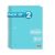 Paper Rite College Ruled Spiral Notebook, Pack of 2 – 1 Subject, 70 Sheets, Pastel Blue, 10.5 x 8.18 Inch, Durable Soft Cover Notebooks for School, Office, Home & Journaling