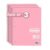 Paper Rite College Ruled Spiral Notebook, Pack of 3 – 1 Subject, 70 Sheets, Pastel Red, 10.5 x 8.18 Inch, Durable Soft Cover Notebooks for School, Office, Home & Journaling